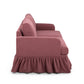 Gertrude Upcycled Performance Fabric Sofa - Plum - Image 5