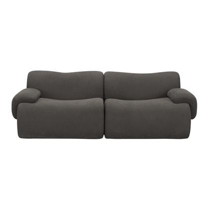 Zenith 80" Modular Loveseat - Grey - Image 1