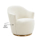 Skyla Swivel Accent Chair - Cream - Image 6