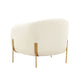 Kandra Accent Chair by Inspire Me! Home Decor - Off-White - Image 4