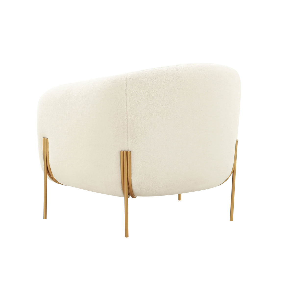 Kandra Accent Chair by Inspire Me! Home Decor - Off-White - Image 4