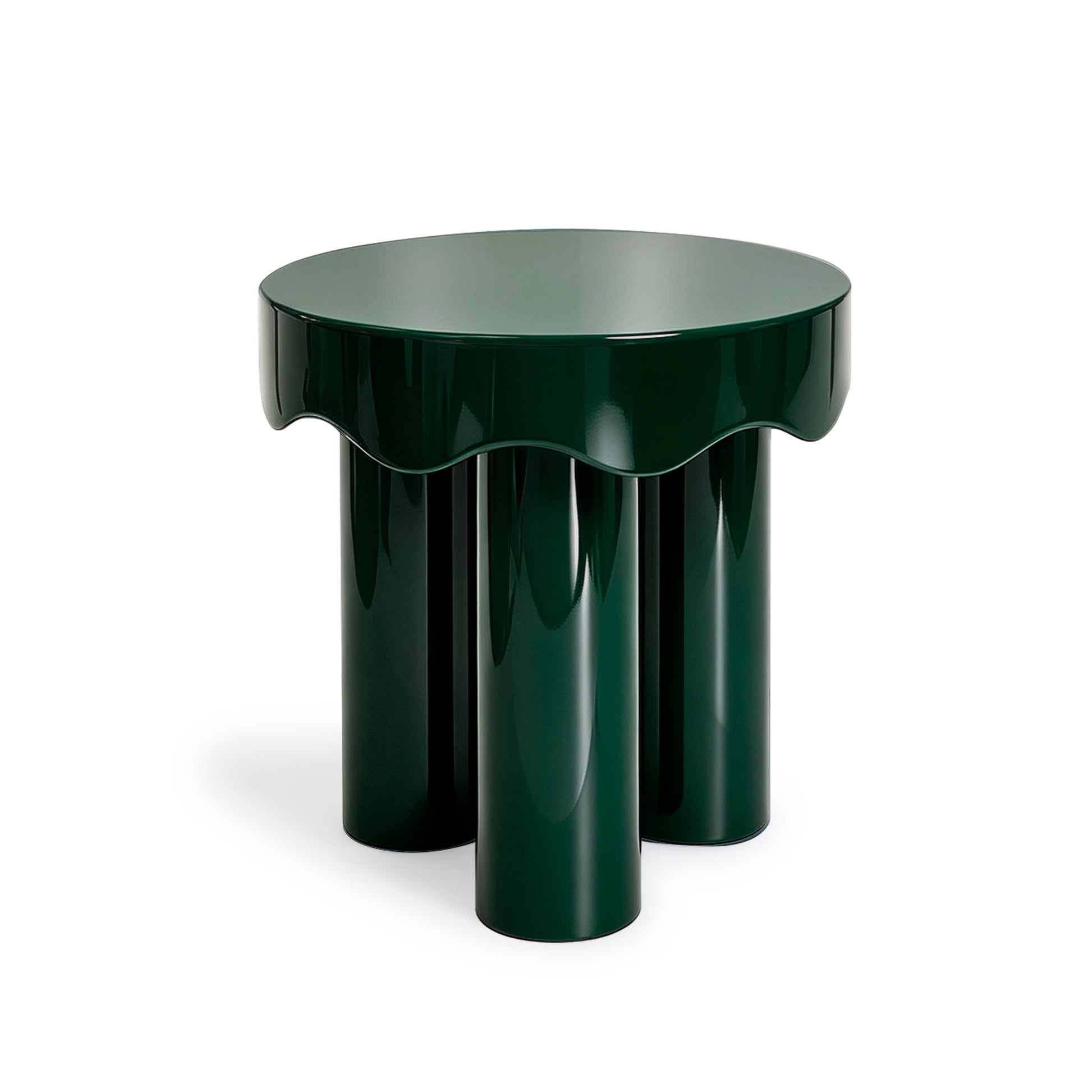 Casper High Gloss Nesting Side Table Set - Green - Image 9