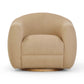 Judy Swivel Accent Chair - Honey - Image 3