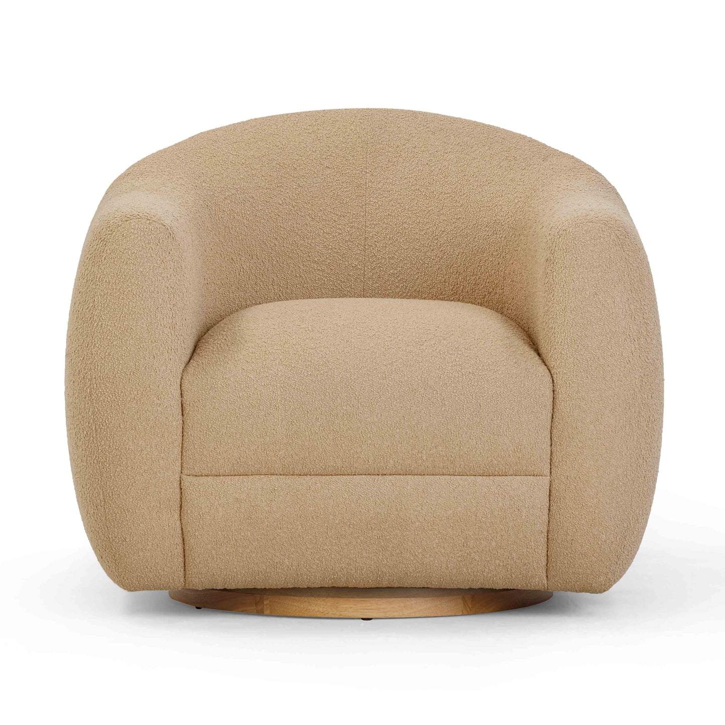 Judy Swivel Accent Chair - Honey - Image 3