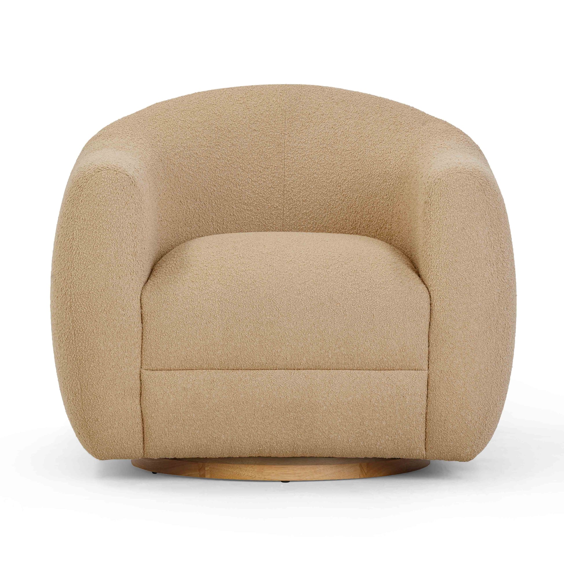 Judy Swivel Accent Chair - Honey - Image 3