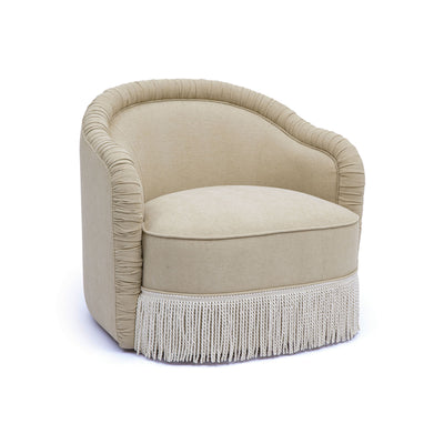 Pamela Tasseled Lounge Accent Chair - Image 1