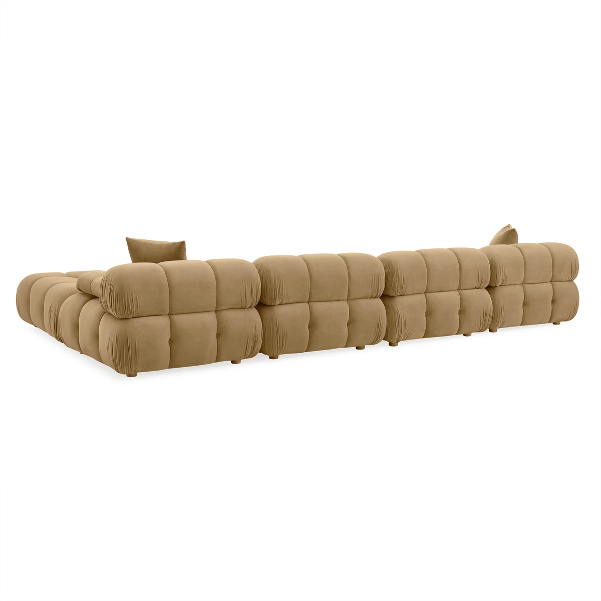Calliope 6-piece Performance Modular U-Sectional - Cafe Au Lait - Image 4