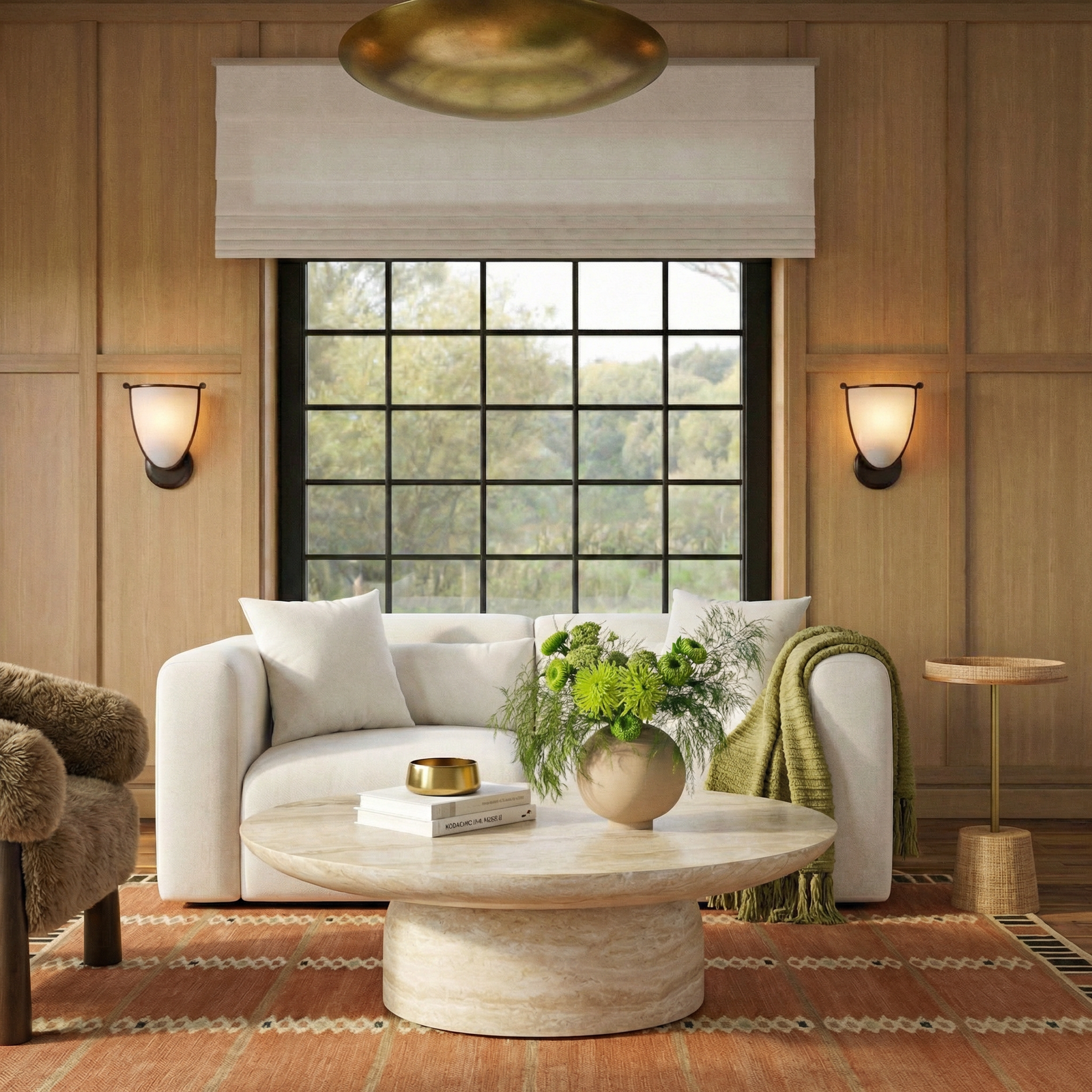 Tarra 86" Modular Loveseat - Cream - Image 2