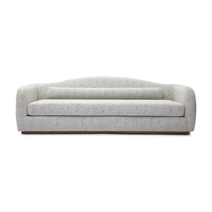 Camille 99" Sofa - Black and White - Image 1