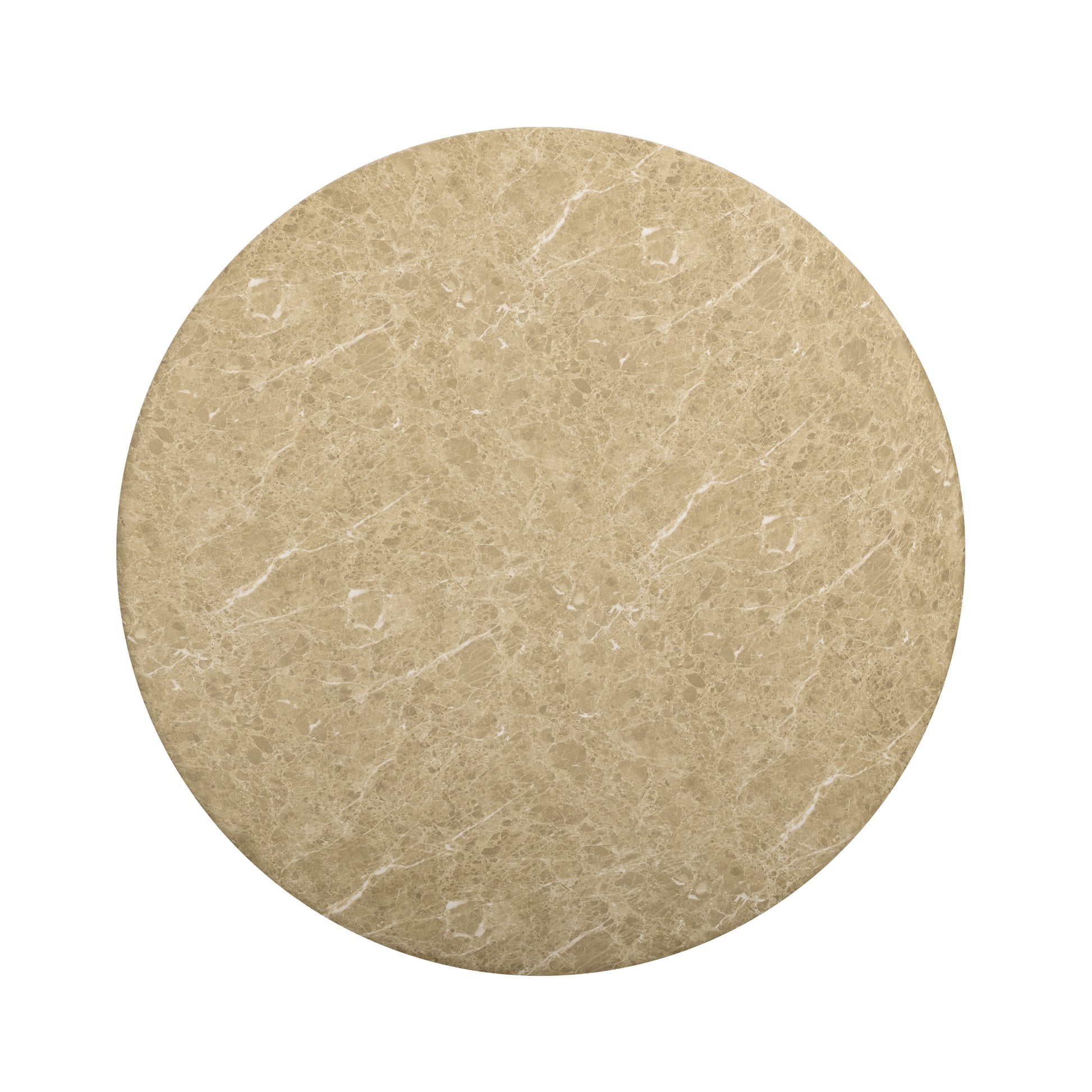 Cynthia 54" Light Emperador Faux Marble Indoor/Outdoor Dining Table - Image 4