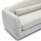 Camille 99" Sofa - Black and White - Image 3