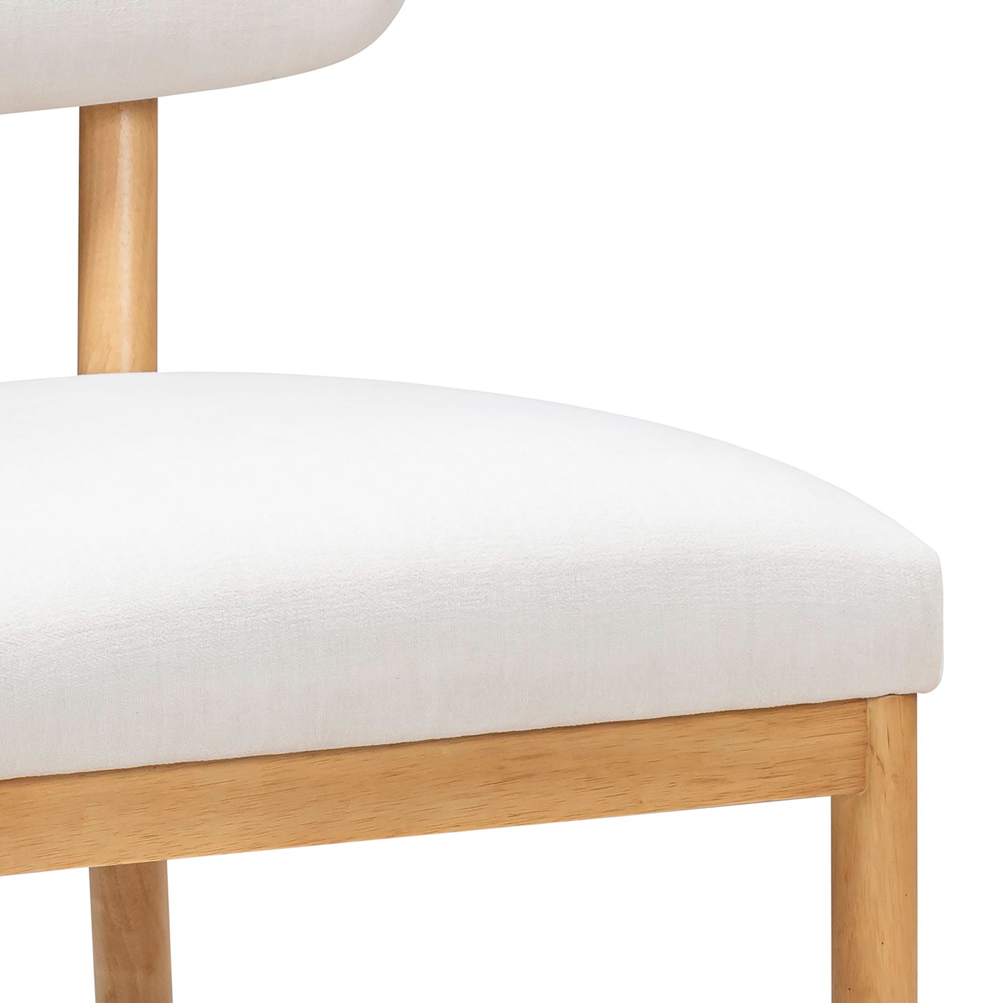 Bobbie Dining Chair - Off-White - Image 5