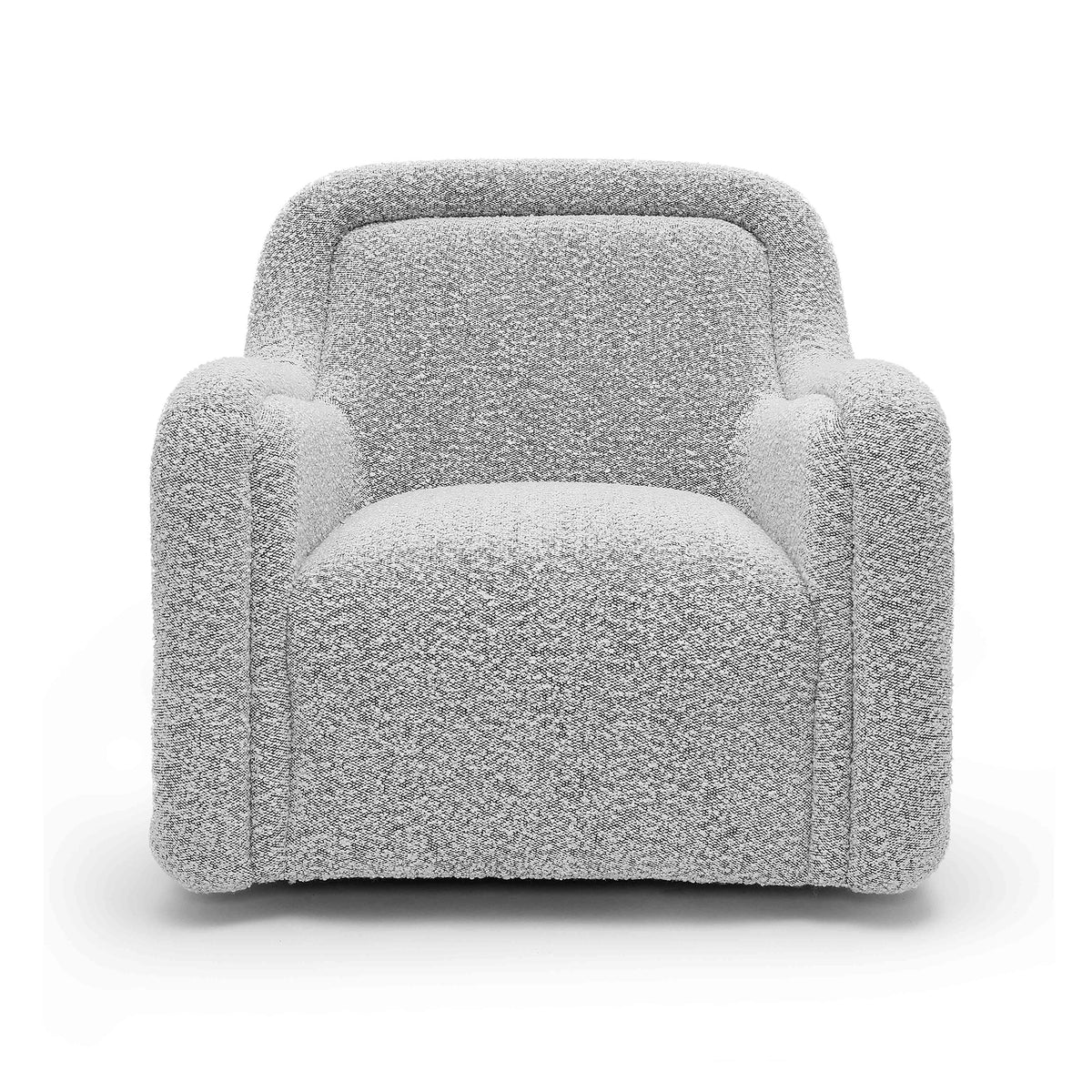 Charli Performance Swivel Chair - Grey - Image 3
