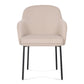Sydney Performance Velvet Armchair - Set of 2 - Taupe - Image 3