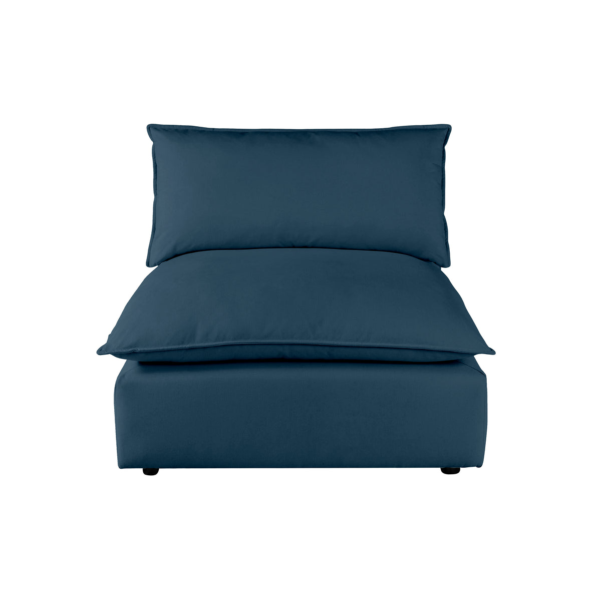 Cali Modular Armless Chair - Navy - Image 3