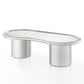 Sorya 51" Chrome Coffee Table - Image 2