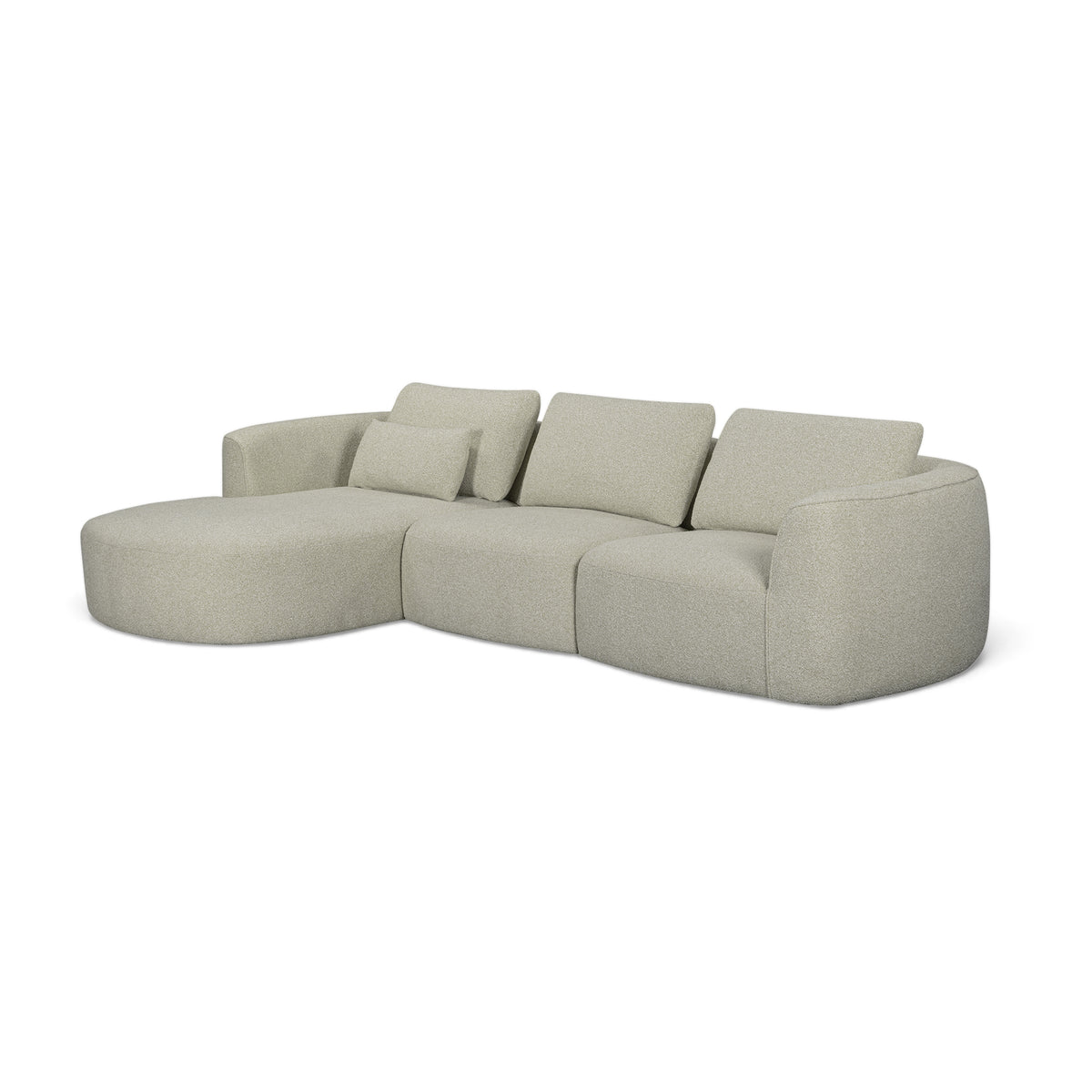 Noor 3-Piece XL 128" Modular Sectional - Wheat / LAF - Image 2
