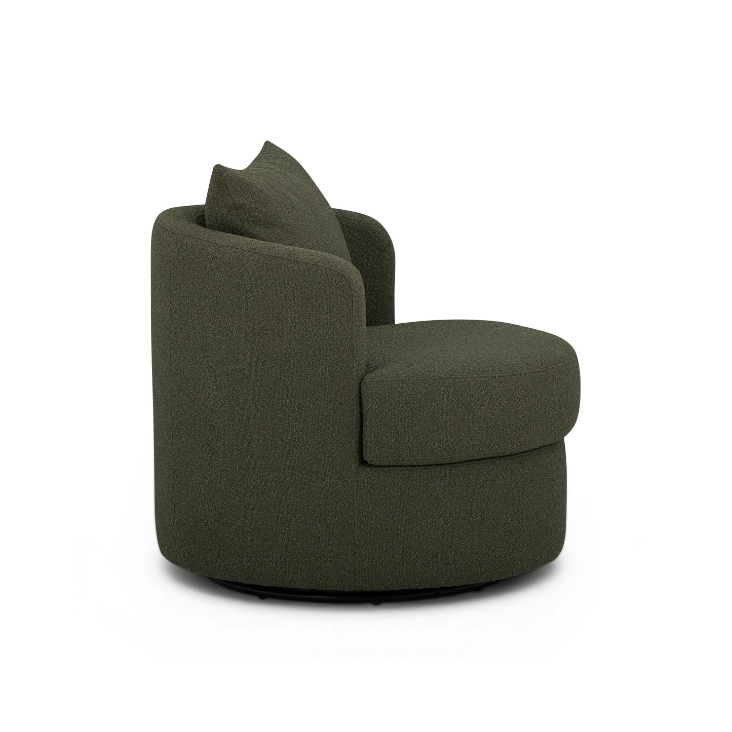 Silvi Performance Boucle Swivel Accent Chair - Kale Green - Image 4