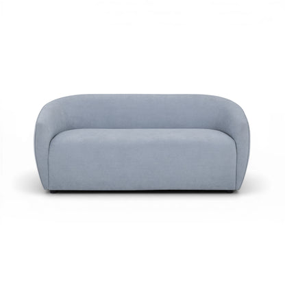 Jordan 70" Textured Performance Velvet Loveseat - Baby Blue - Image 1
