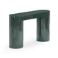 Mira 50" High Gloss Console Table - Green - Image 3
