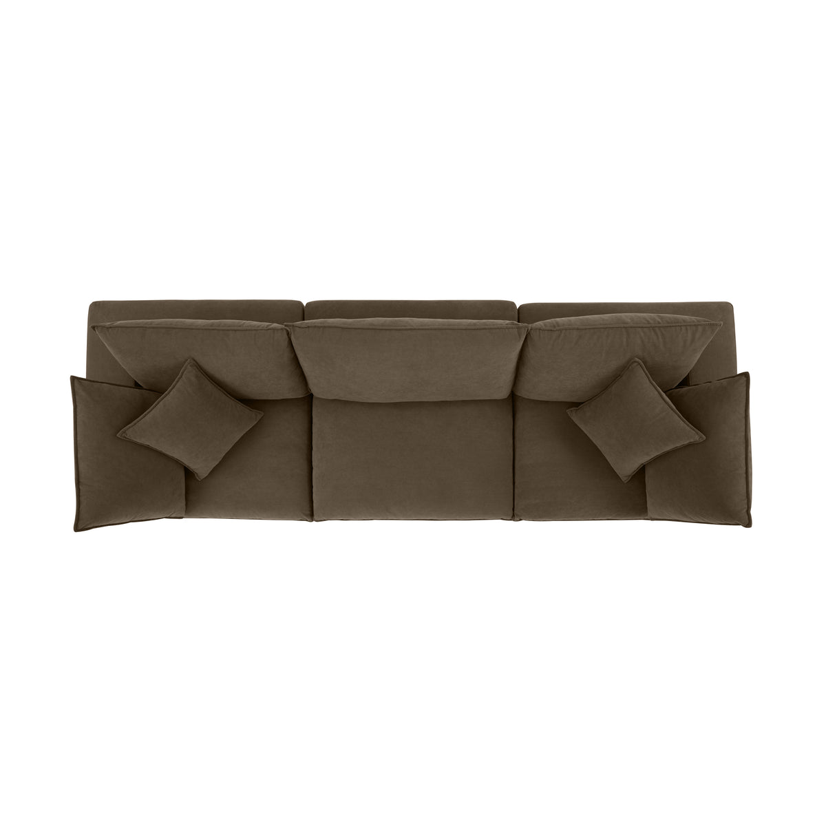 Cali 120" Modular Sofa - Chocolate Brown - Image 5