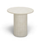Fafo Beige Indoor/Outdoor Concrete Side Table - Image 2