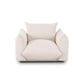 Saint Tropez Stuffed Indoor/Outdoor Armchair - Cream - Image 2