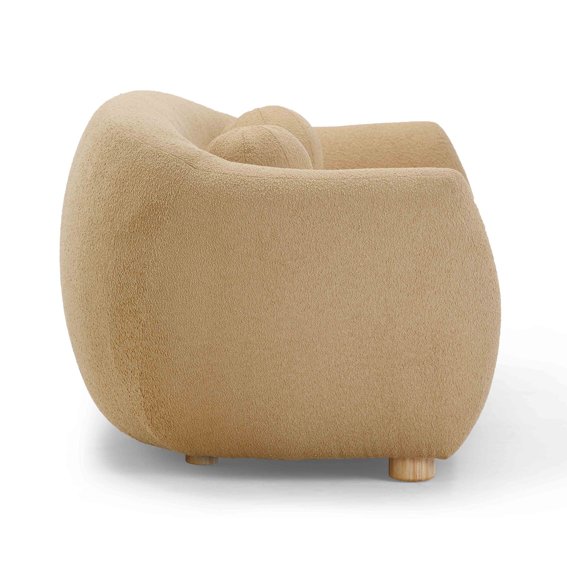Judy 80" Sofa - Honey - Image 4