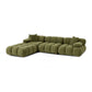 Calliope 4-Piece Performance Modular Sectional - Olive Green - Image 4