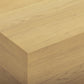 Brienne 47" Natural Oak Oversize Square Coffee Table - Image 4