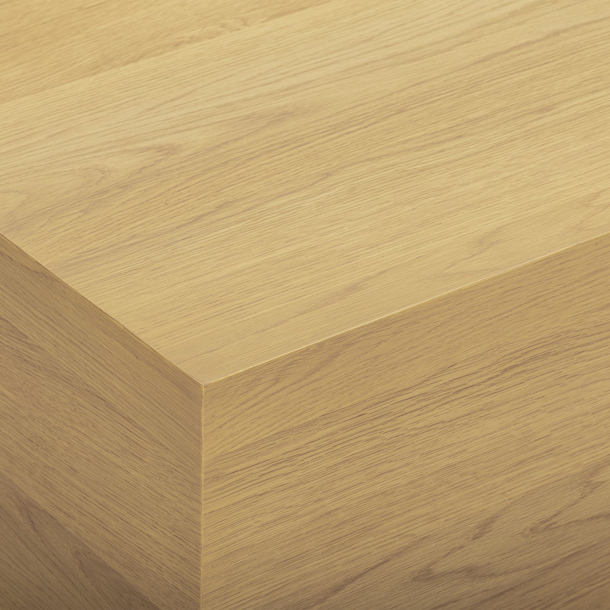 Brienne 47" Natural Oak Oversize Square Coffee Table - Image 4