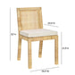 Amara Rattan Dining Chair - Natural - Image 10