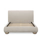 Rayne Textured Fabric Bed - Cream / Queen - Image 5