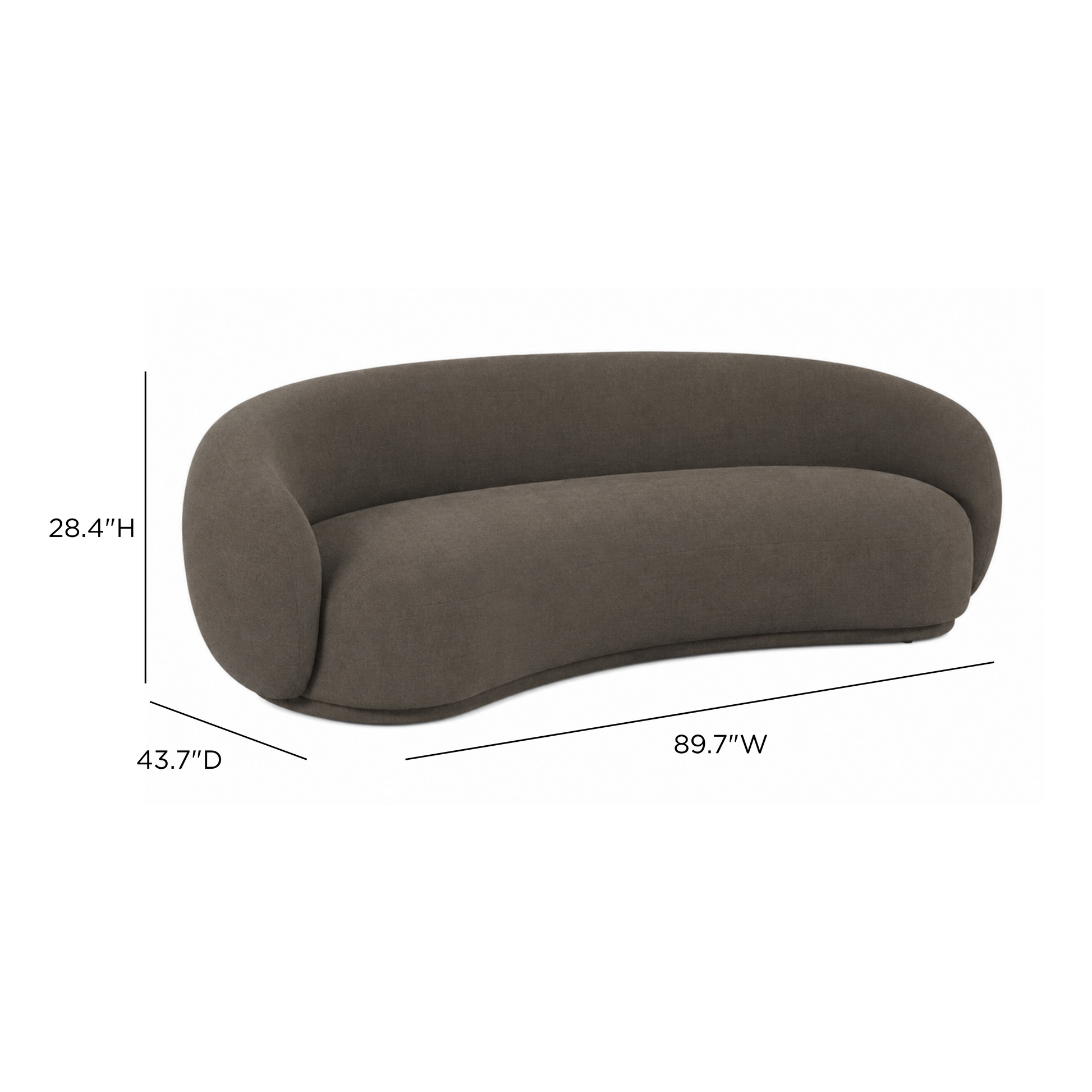 Kendall Sofa (90"-120") - Java Brown / 90" - Image 5