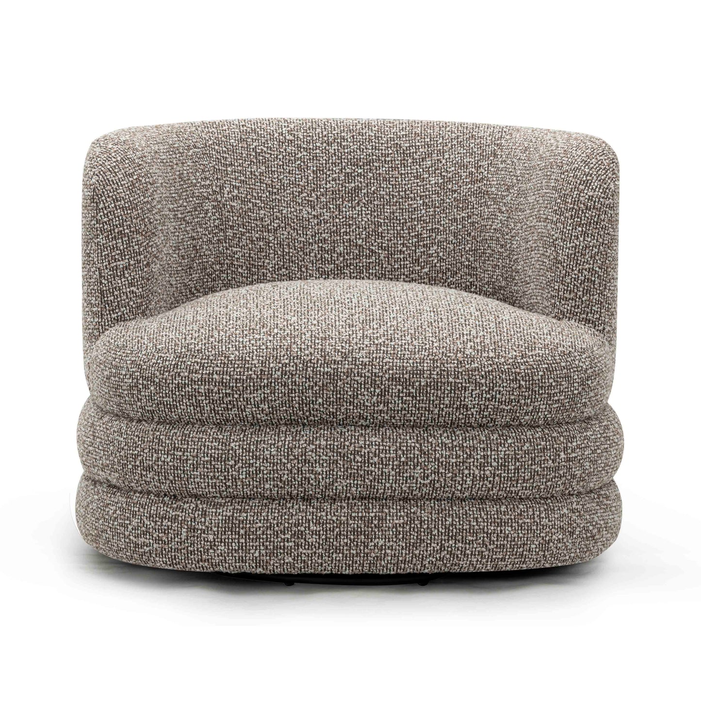 Astor Swivel Hotel Lounge Chair - Heathered Grey - Image 3