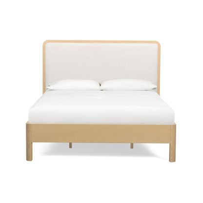 Rafaelle Natural Solid Ash Bed - Queen - Image 1