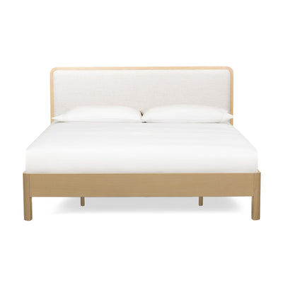 Rafaelle Natural Solid Ash King Bed - Image 1
