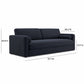 Ryan 91" Sleeper Sofa - Black - Image 9
