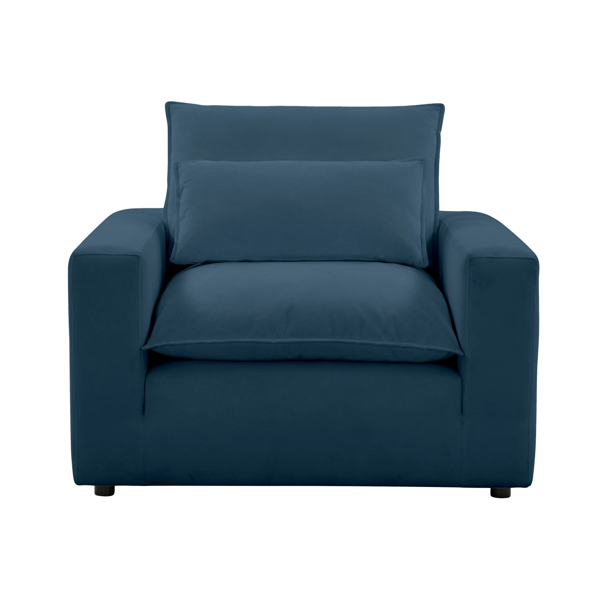 Cali Performance Fabric Armchair - Navy - Image 3