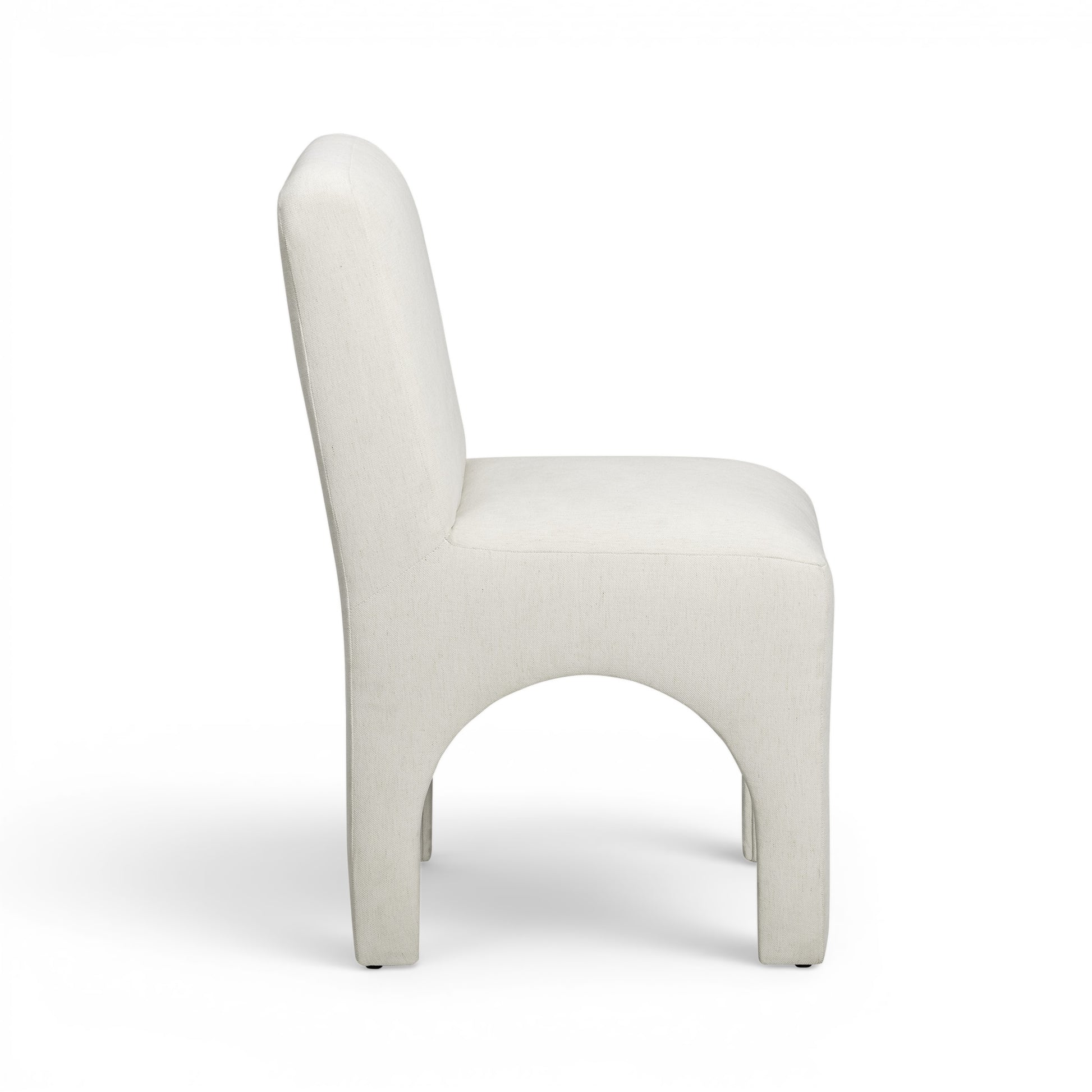 Tomlin Performance Chenille Dining Chair - Cream - Image 3