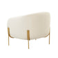 Kandra Accent Chair by Inspire Me! Home Decor - Cream - Image 4