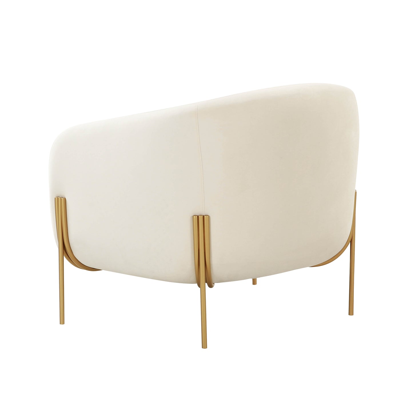Kandra Accent Chair by Inspire Me! Home Decor - Cream - Image 4