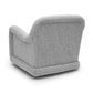 Charli Performance Swivel Chair - Grey - Image 4