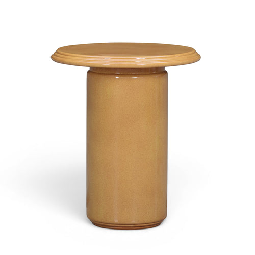 Tate Turmeric Concrete Indoor/Outdoor Side Table