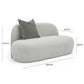 Carraway 59" Loveseat - Light Grey - Image 6