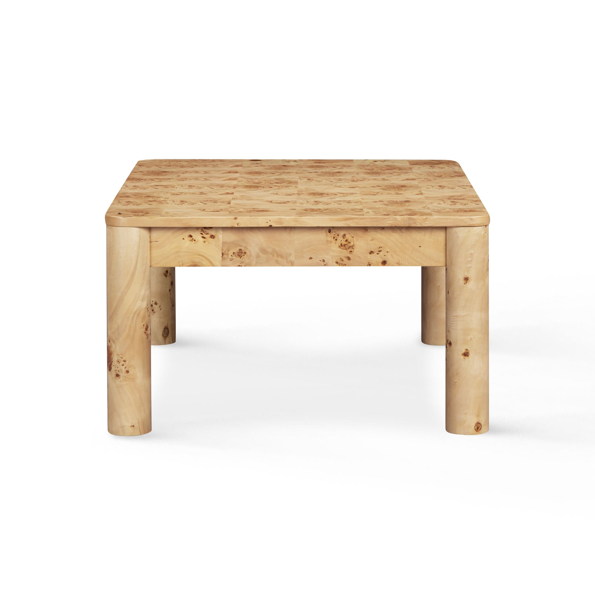 Berri 39" Natural Burl Coffee Table - Image 3