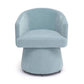Kristen Rolling Desk Chair - Faded Blue - Image 3