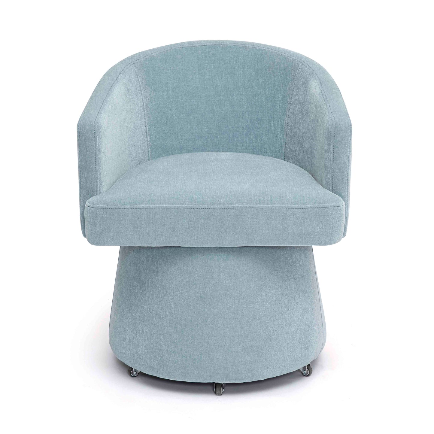 Kristen Rolling Desk Chair - Faded Blue - Image 3