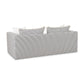 Salty 85" Indoor/Outdoor Sofa - Black Stripes - Image 4