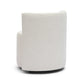 Alyssa Rolling Desk Chair - Off-White - Image 4